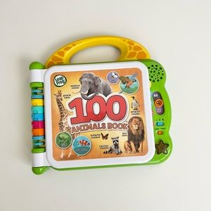 LeapFrog 100 Animals Book Interactive Bilingual Take-Along Word Book